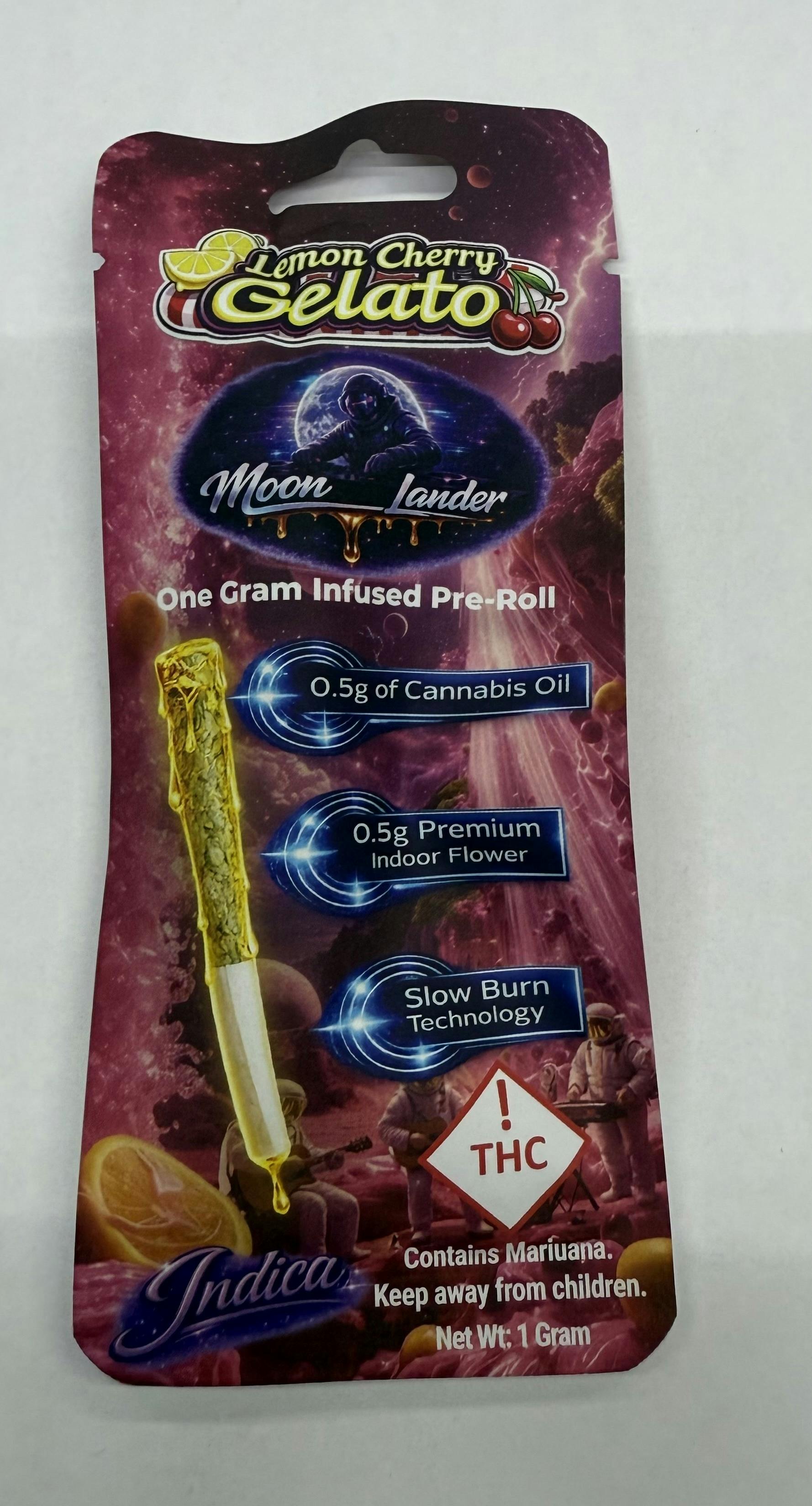 Lemon cherry gelato