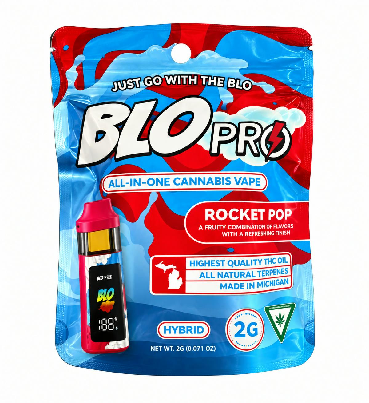 Rocket Pop | 2g | Disposable cannabis product