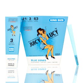 JUICY LUCY | BLUE CONES KING SIZE 3PK