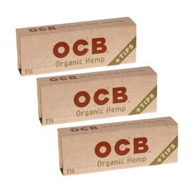 OCB | ORGANIC HEMP ROLLING PAPERS 1 1/4 + TIPS