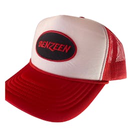 BENZEEN | RED AND WHITE TRUCKER HAT