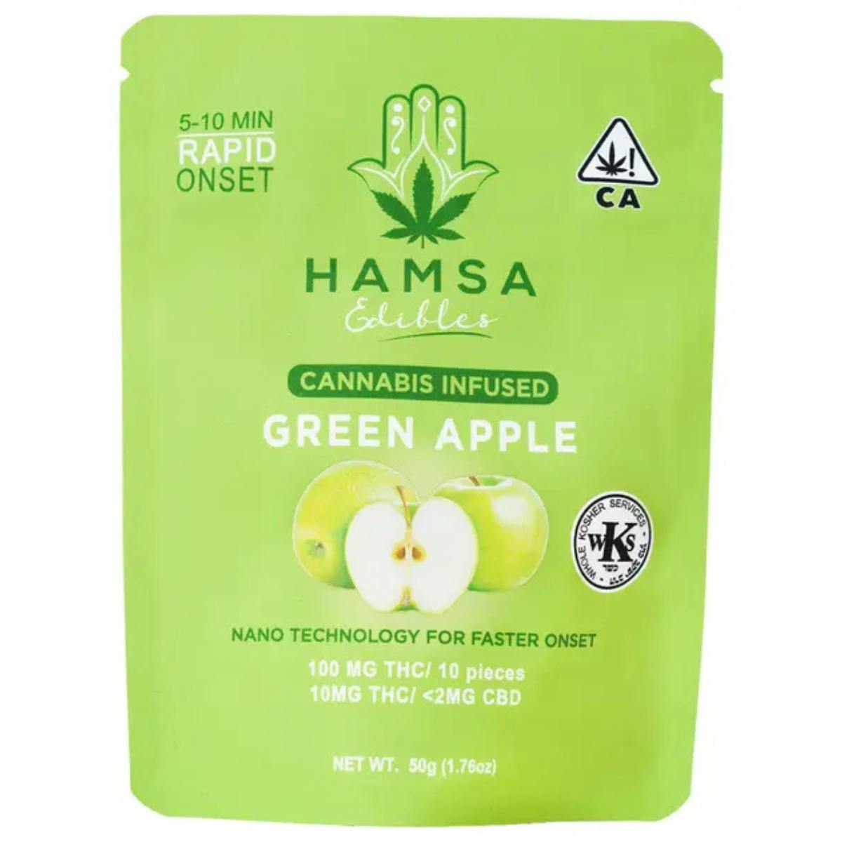 Hamsa — Certified Kosher Nano - Green Apple