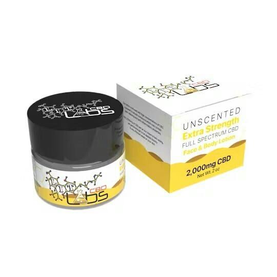 CBD High Strength Lotion 2,000 mg - Unscented