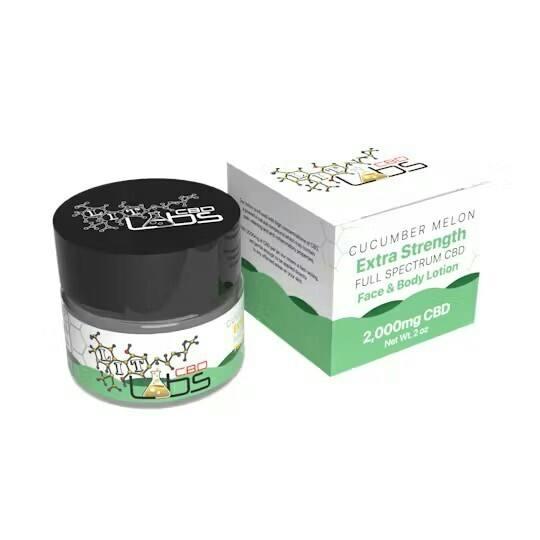 CBD High Strength Lotion 2,000 mg - Cucumber Melon