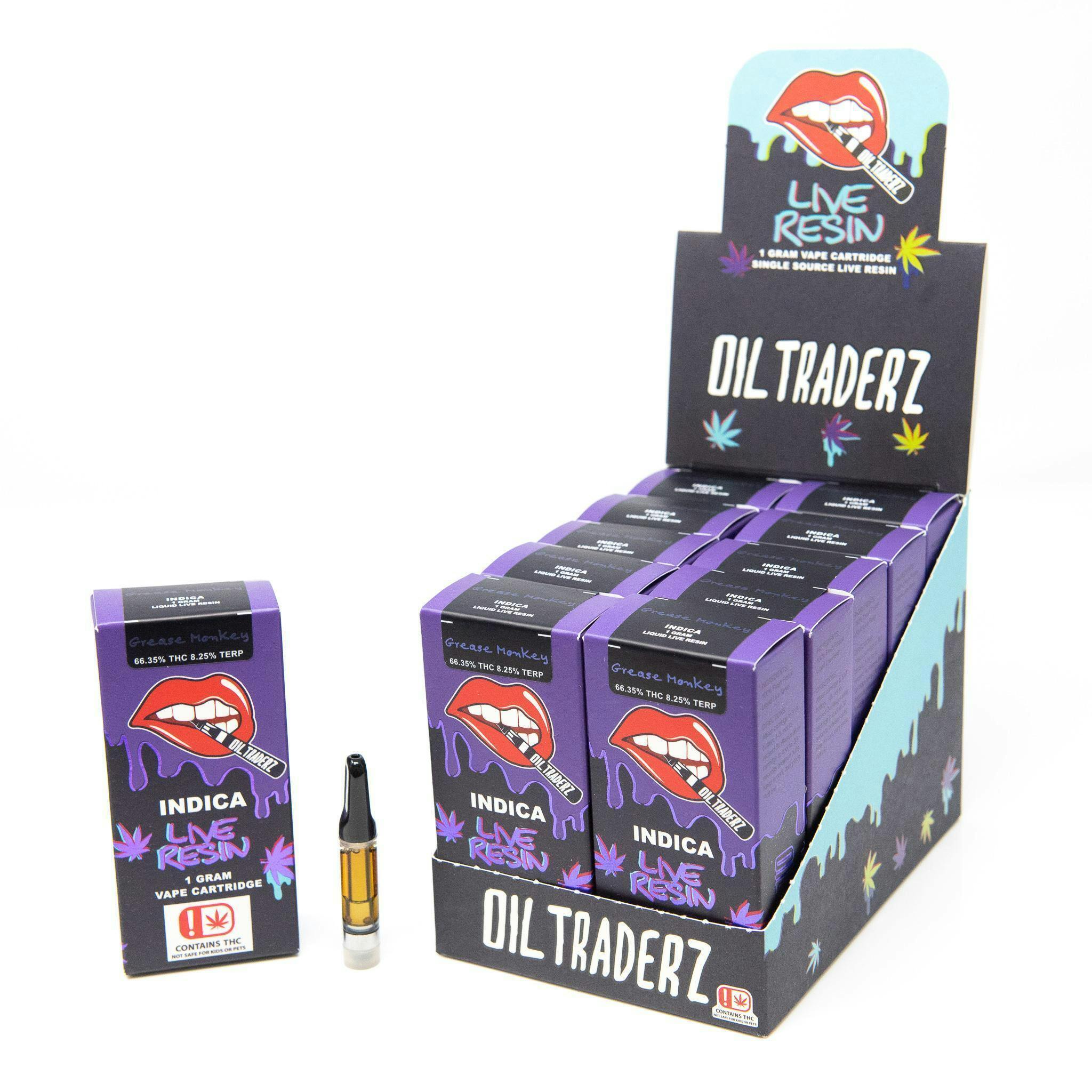 OIL TRADERZ TANGIE (1G) LIVE RESIN VAPE CART (SATIVA)