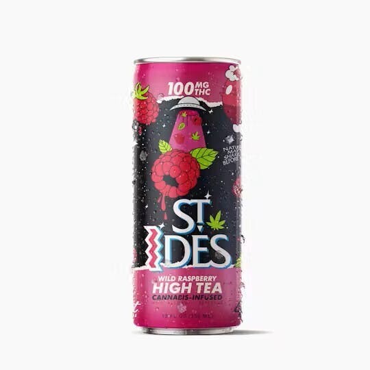 Wild Raspberry High Tea | Non-Carbonated | 100mg | 12 fl oz