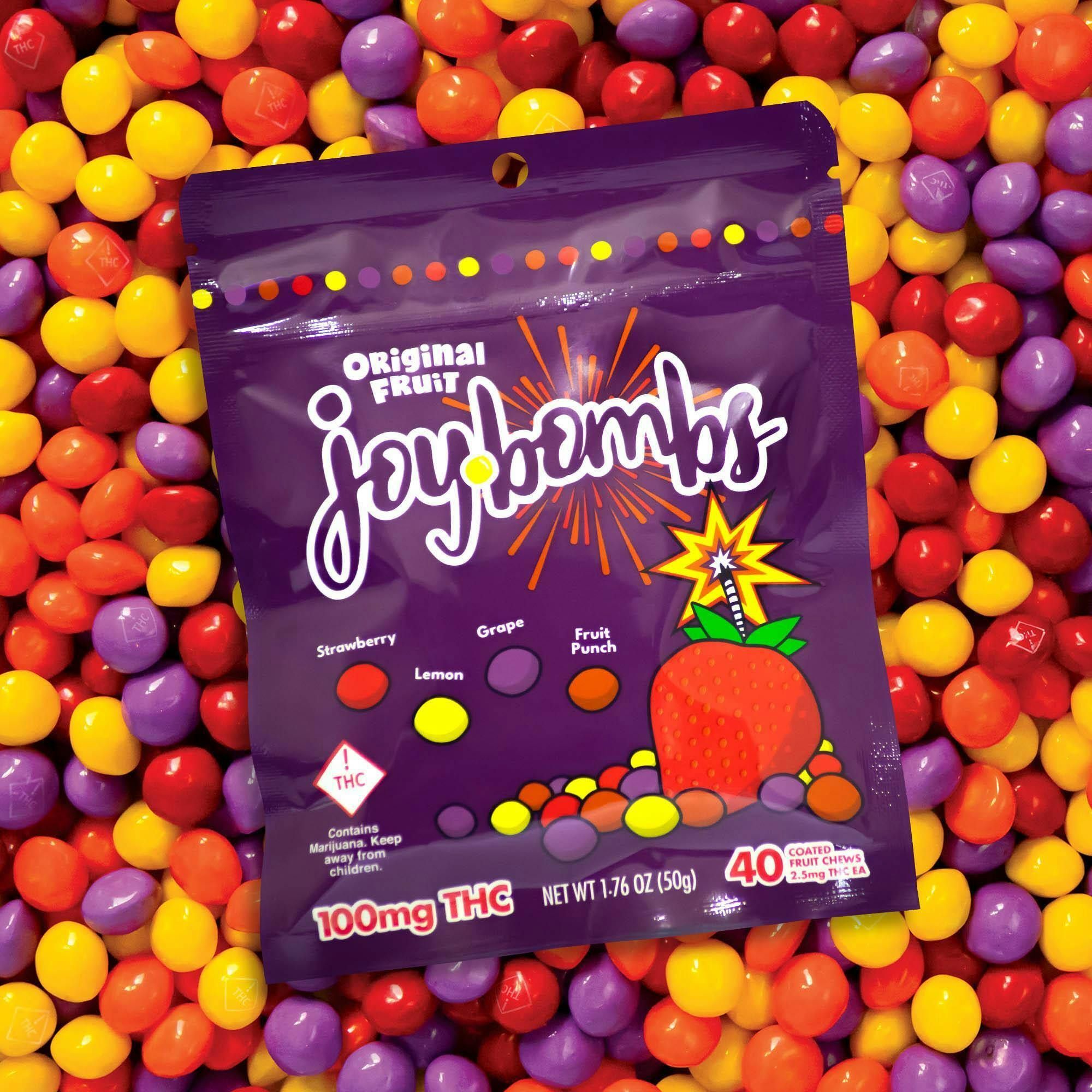 Joy Bombs Original Fruit - 100mg THC (40pk / 2.5mg THC ea)