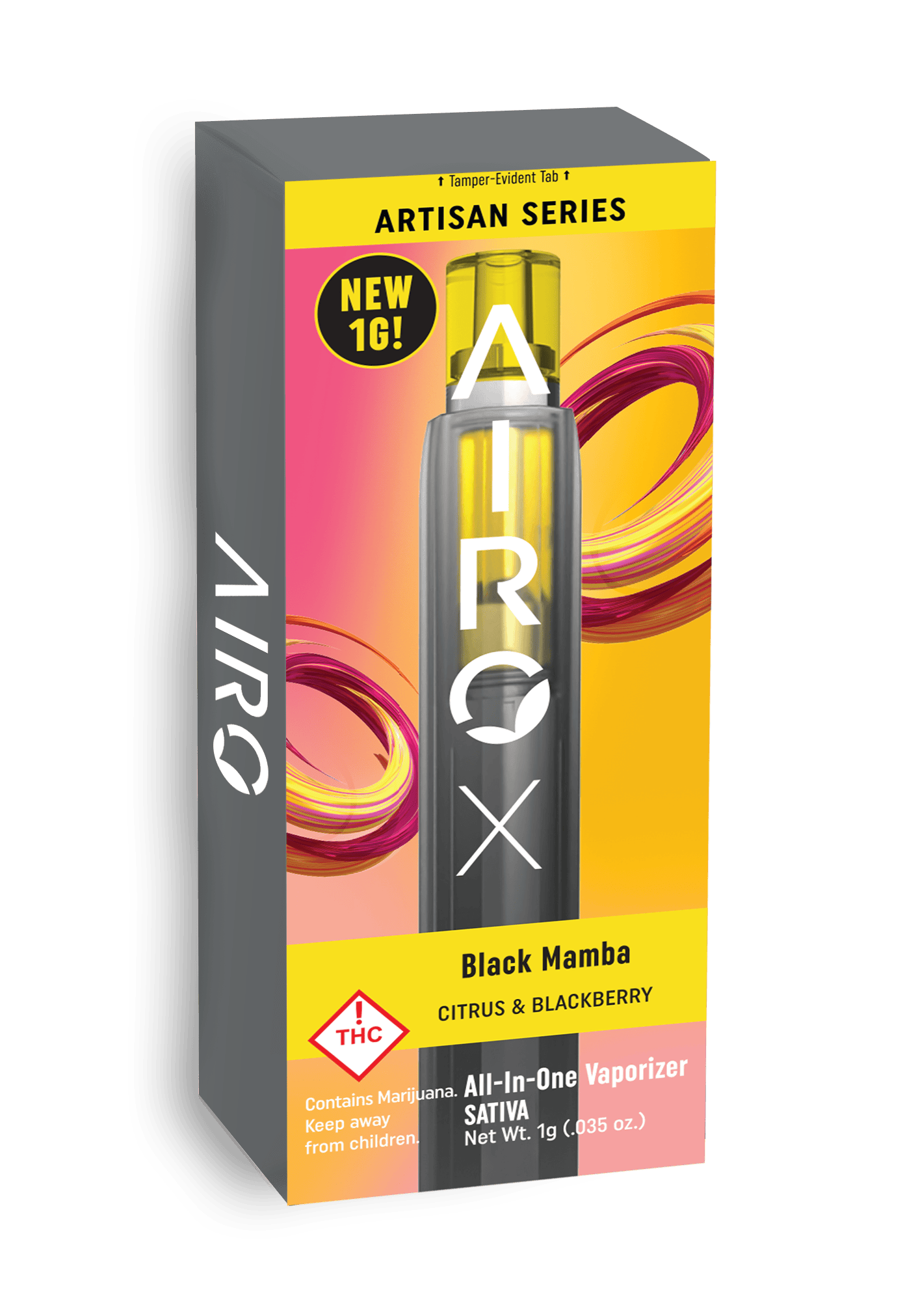 Artisan Series | Black Mamba | AiroX1 Disposable | 1g