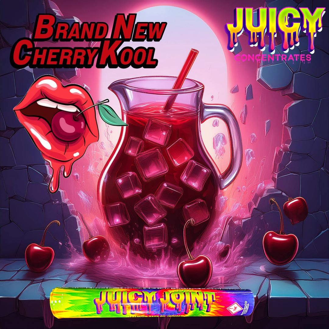 Juicy - Infused Pre-roll Brand New Cherry Kool Indica