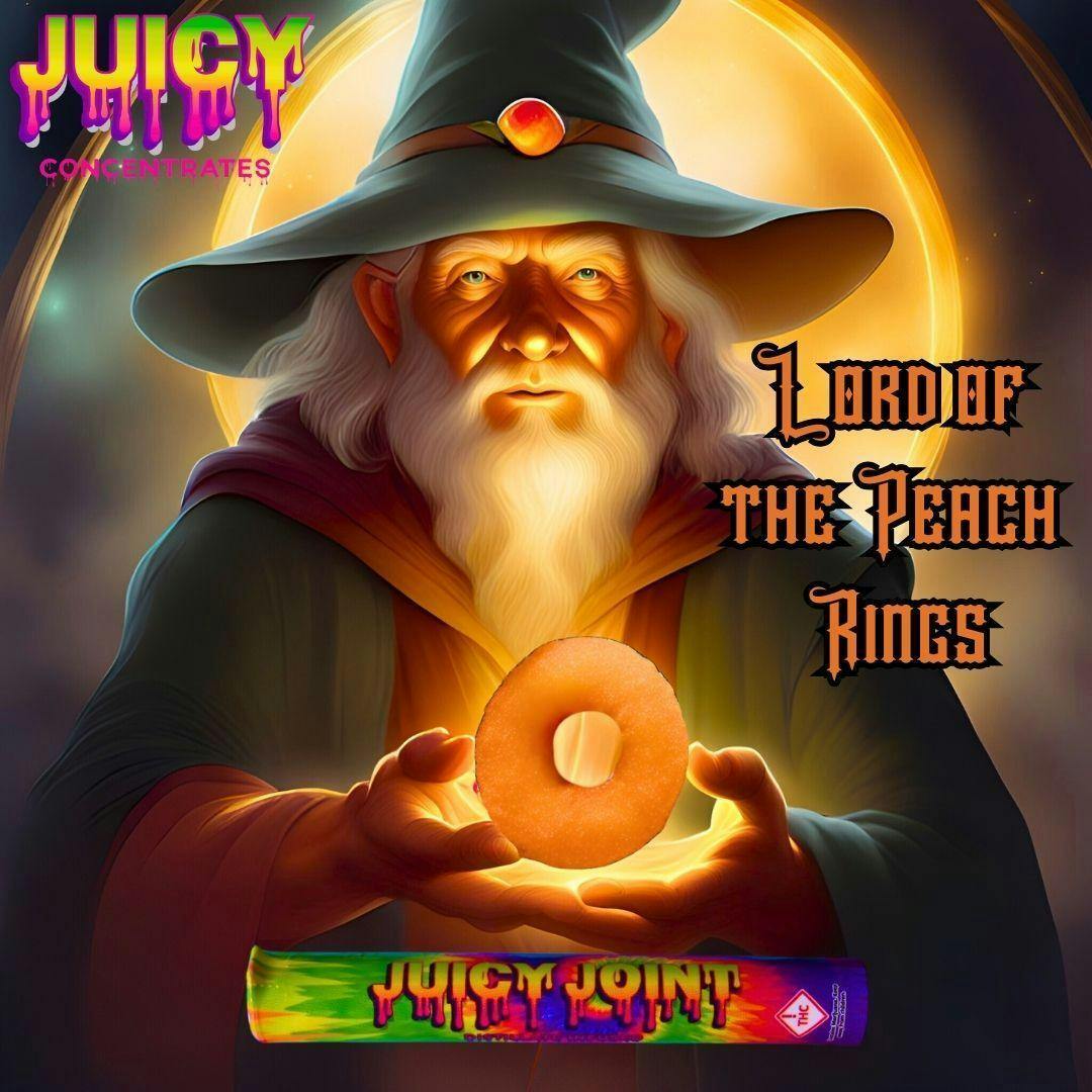 Juicy - Infused Pre-roll Lord of the Peach Rings Hybrid