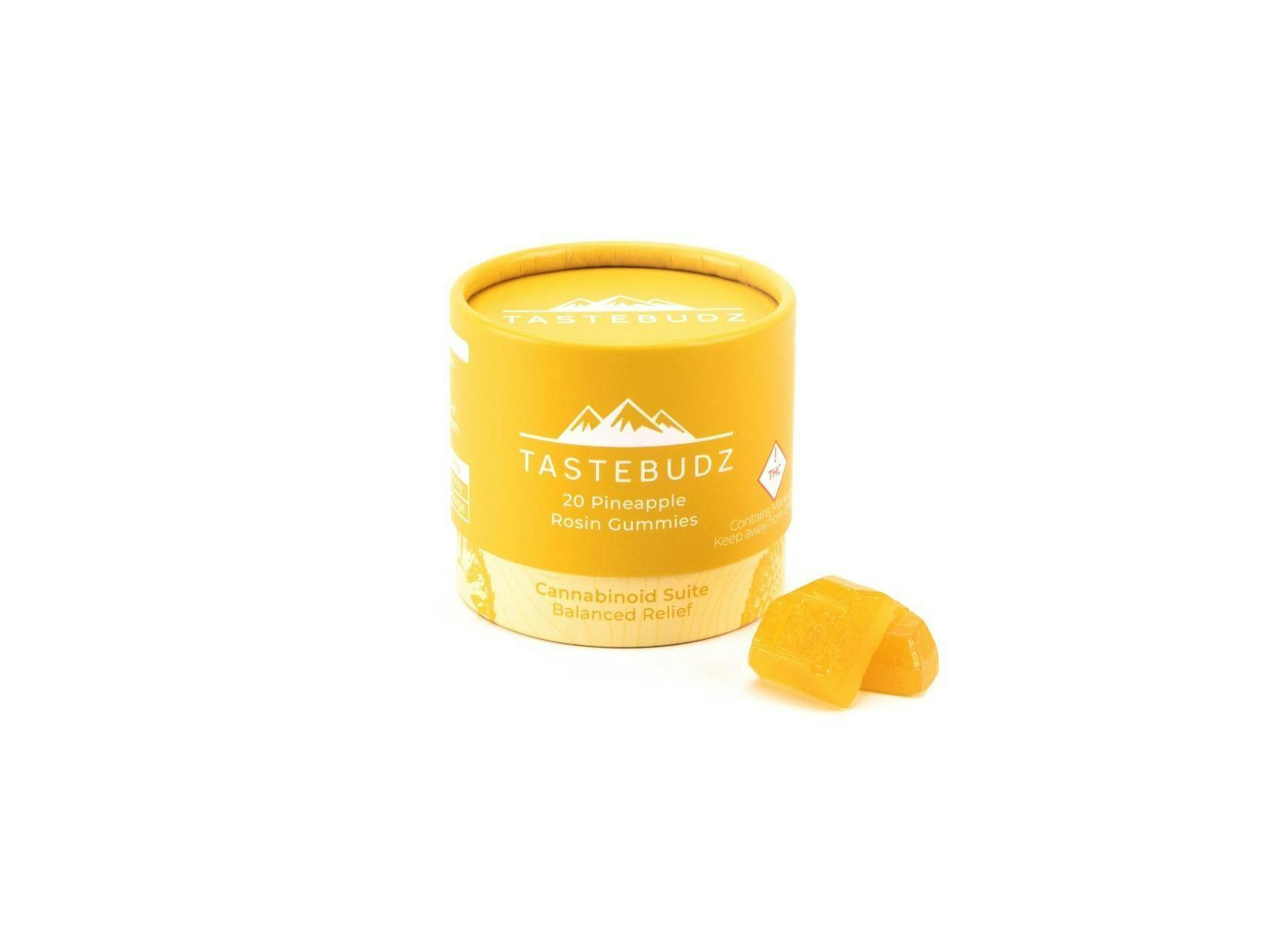 Tastebudz - Pineapple Solventless Gummies