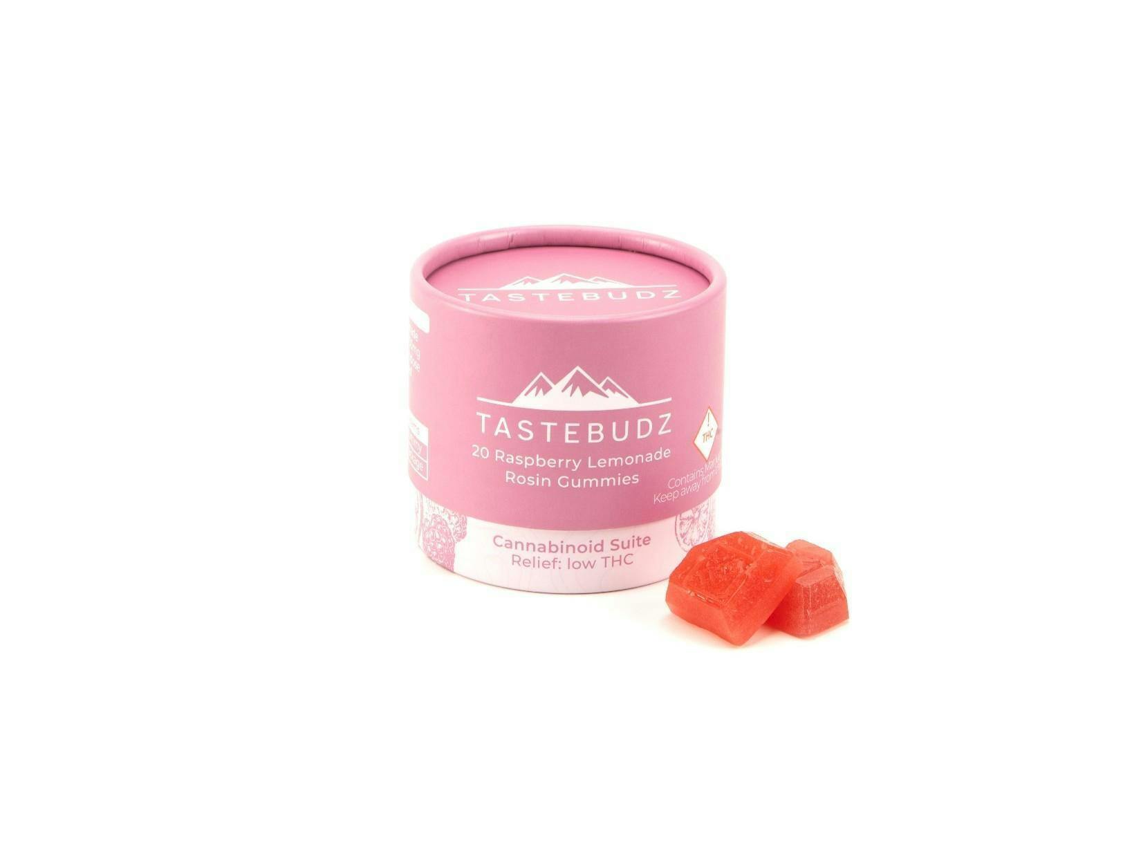 Tastebudz - Raspberry Lemonade 1:50 THC - CBD - Gummies