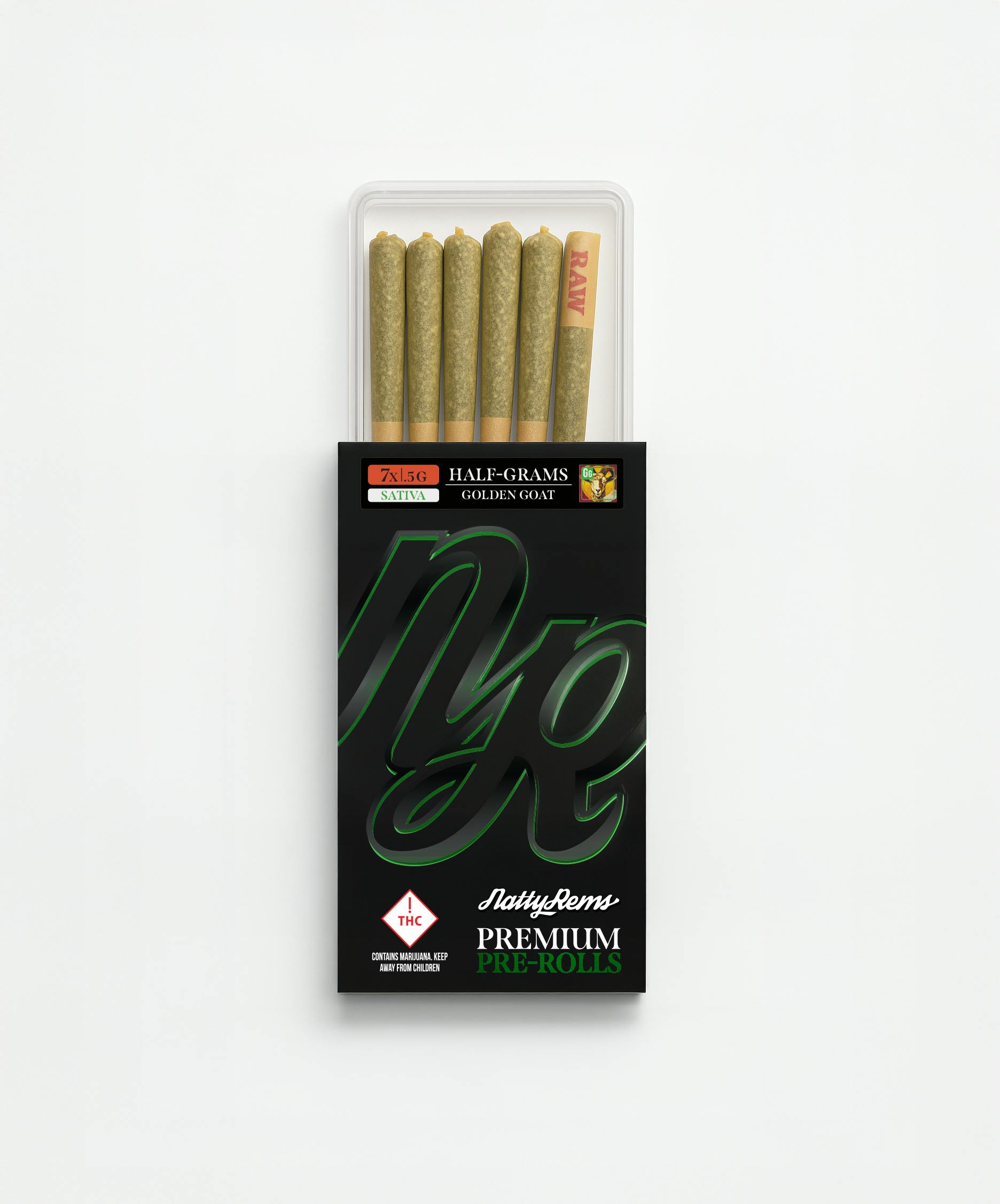 Natty Rems - 7 Pk Dog Walker Pre-rolls Gorilla Pie Hybrid
