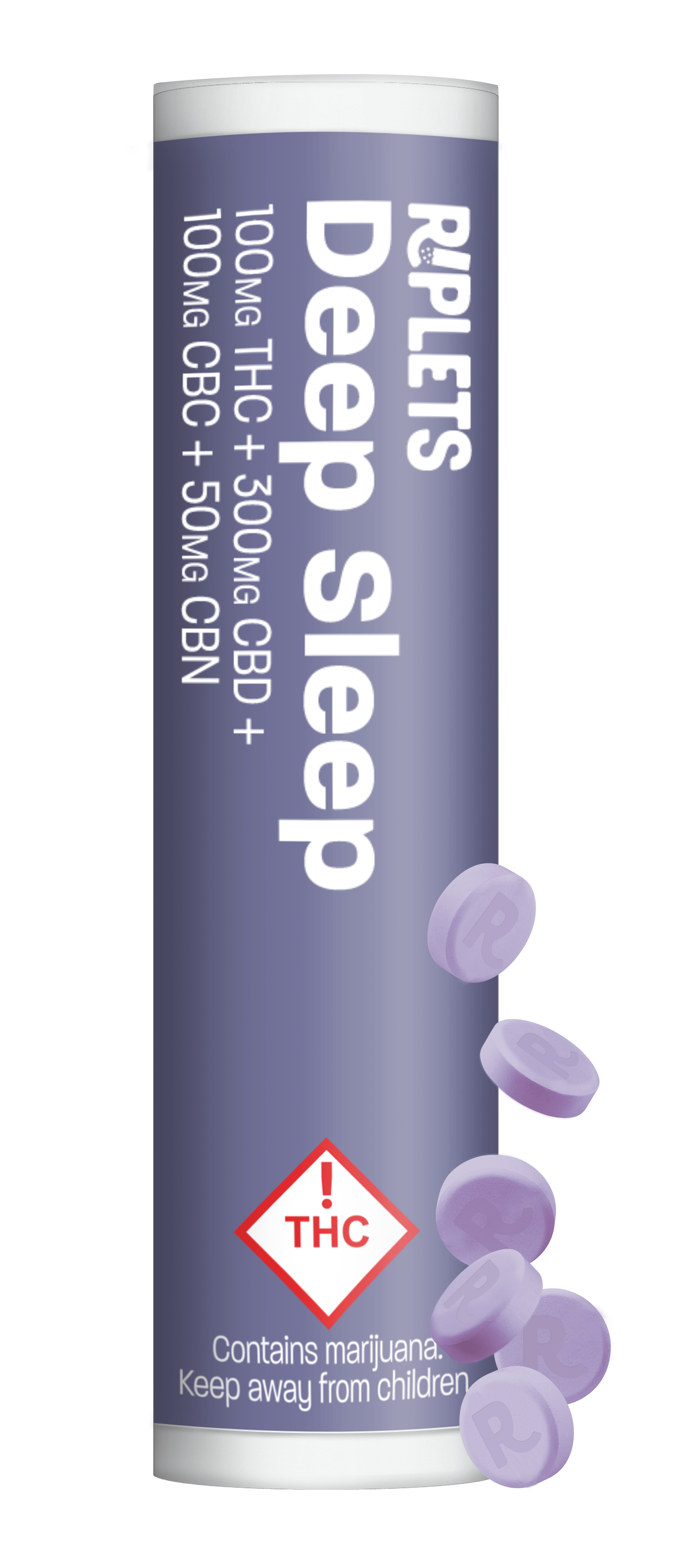 Riplets - Deep Sleep CBD:CBC:CBN:THC Pills