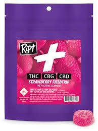Ript + - Strawberry Fieldtrip Gummies