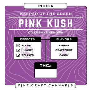 Pink Kush Pre-Roll