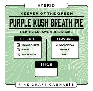 Purple Kush Breath Pie Pre-Roll