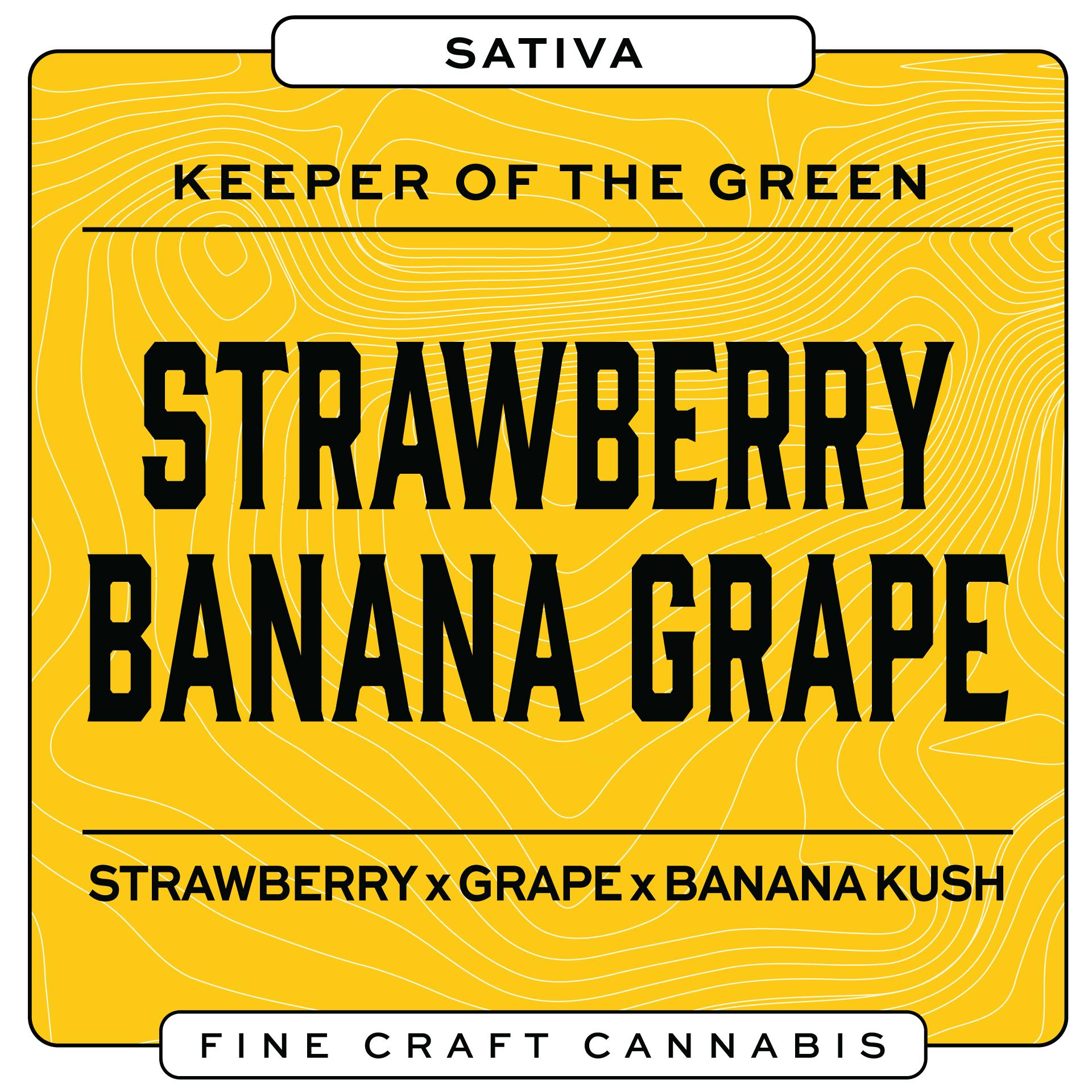 Strawberry Banana Grape Flower