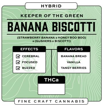 Banana Biscotti Pre-Roll- Special Reserve