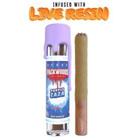 Purple Zaza 💜✨ – 2.5g Infused Blunt - Luxury Collection