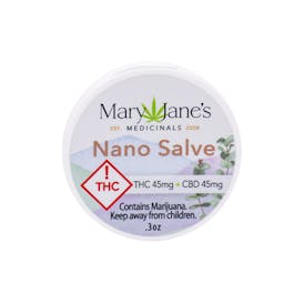 Mary Jane’s Medicinals – Nano Salve – 🌿💧💆