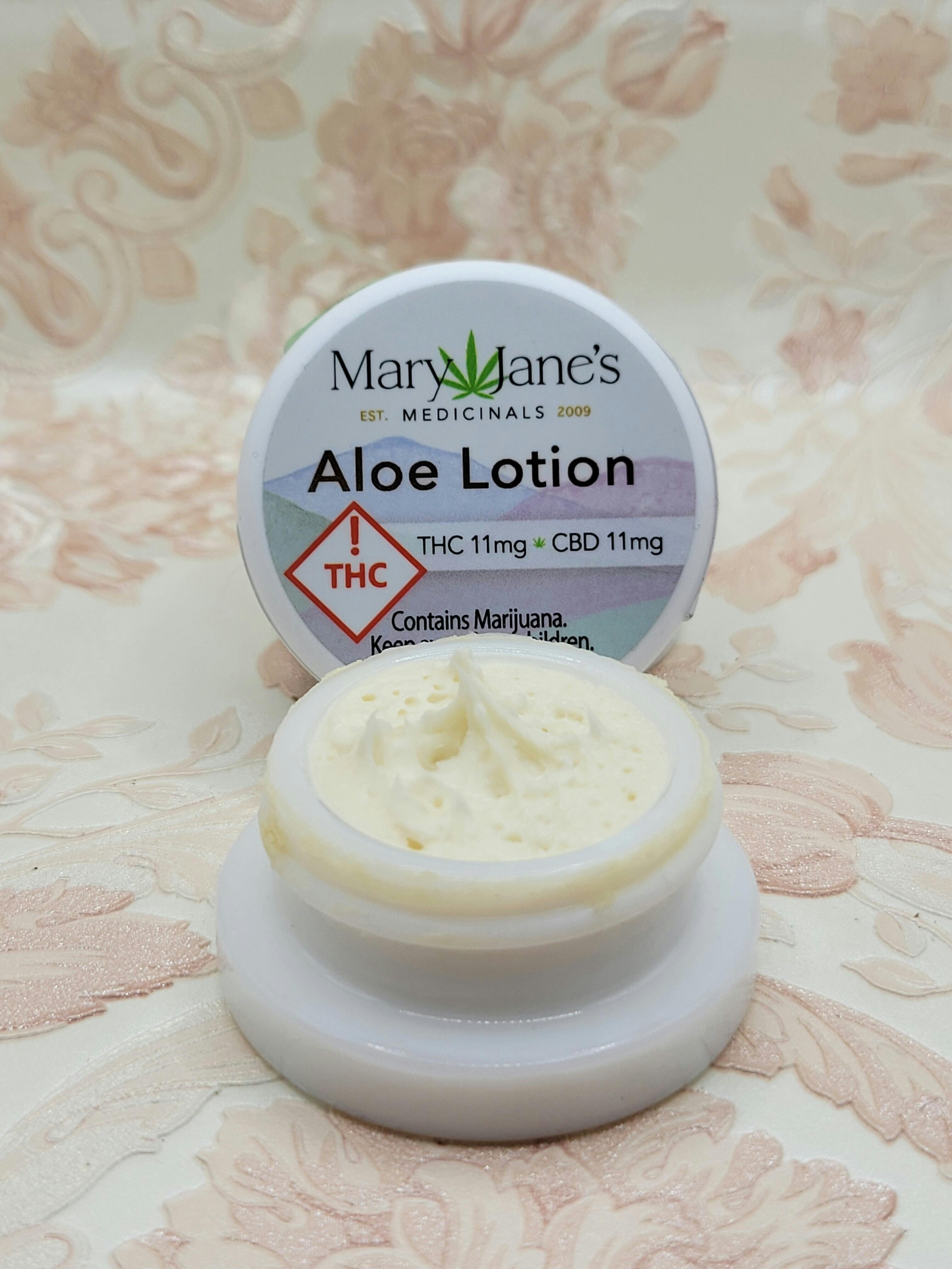 Mary Jane’s Medicinals – 🌿🧴 Aloe Lotion at Bleezies Dispensary