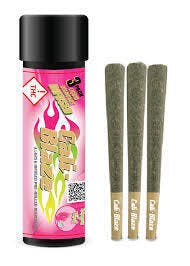 Cali Blaze Dragon Fruit Infused 3-Pack Prerolls 🐉🍓🔥 Freeworld Miracle (REC)