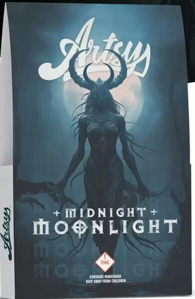 Artsy Pre-Pack Flower Eighth – 🌙🌿 Midnight Moonlight (REC)