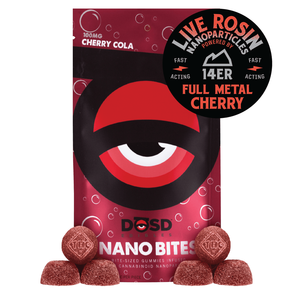 Dosd Gummies 🍒🥤⚡ Cherry Cola Live Rosin Nano Bites (REC)