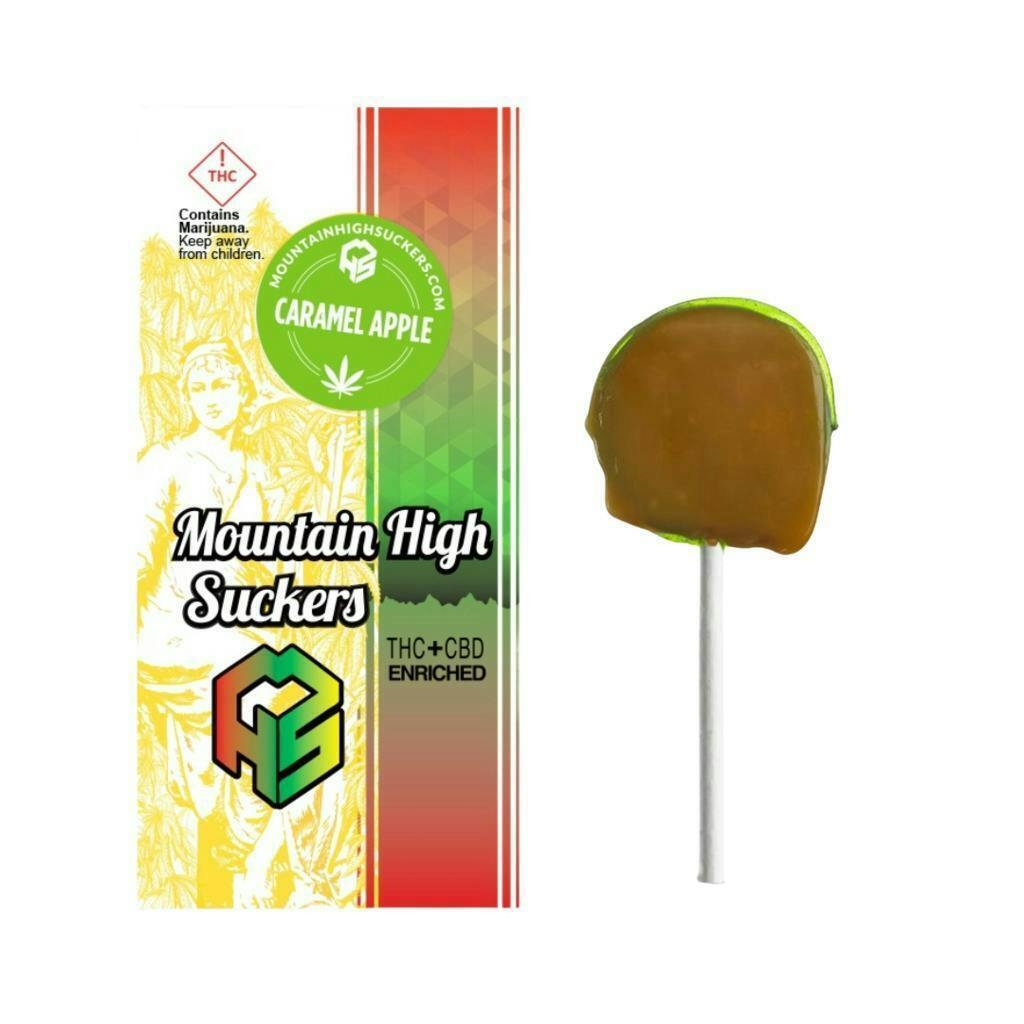 Mountain High Suckers 10mg —🍭 🍏 Caramel Apple (REC)