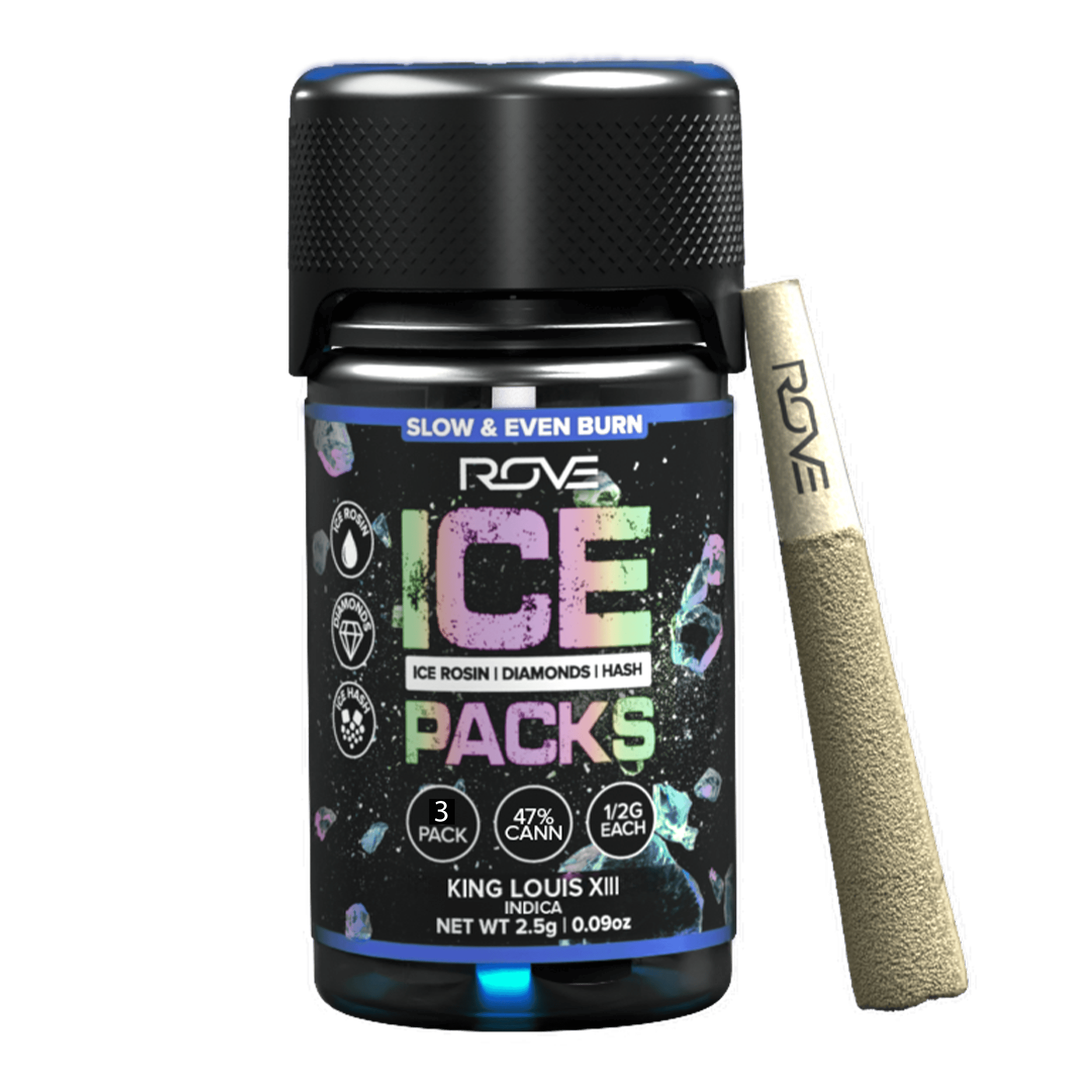 King Louis XIII | Infused Ice Packs (Rosin, Hash, and Diamonds) | 6x 0.6g by ROVE