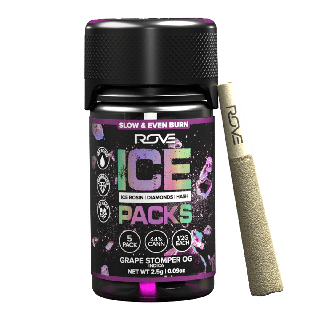 Grape Stomper OG | Infused Ice Packs (Rosin, Hash, and Diamonds) | 6x 0.6g by ROVE