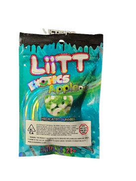 LiiTT Exotics - Sour Apple Rings - Gummies