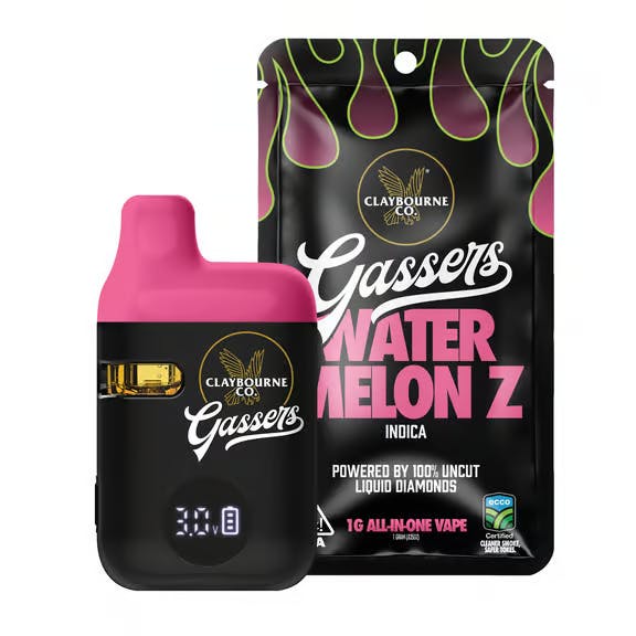 Watermelon Z (1g) - Gassers All-In-One Liquid Diamonds Vape