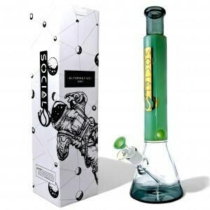 Social Glass - 16" Beaker Bong