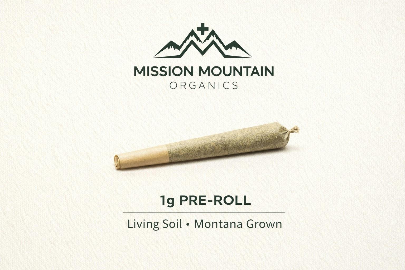 Juicee J | Joints | 1g at Mission Mountain Organics Dispensary