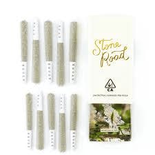 7G • Stone Road | Cherry Pie | HYBRID | INFUSED WITH BISCOTTI HASH | 10-PACK Pre-rolled Joints