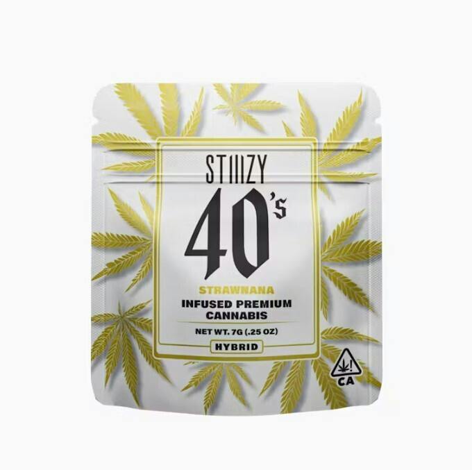 - STRAWNANA - 7G 40's Infused Flower by STIIIZY