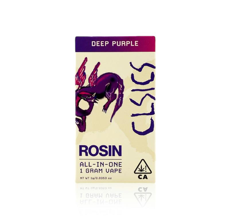 CLSICS Rosin & Rosin Infused Pre Rolls: Deep Purple
