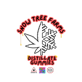 Snow Tree Farms 500mg. Distillate Gummies.