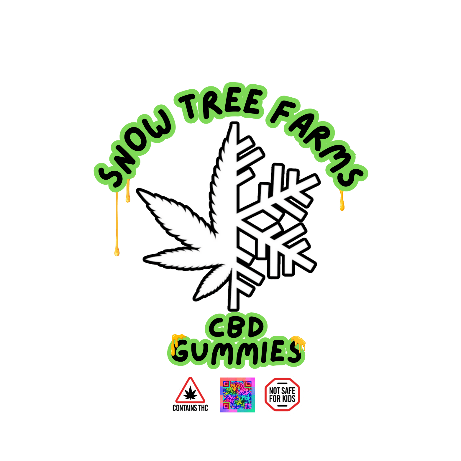 Snow Tree Farms 400mg. CBD Gummies.