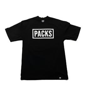 100PACKS - Black Logo - S