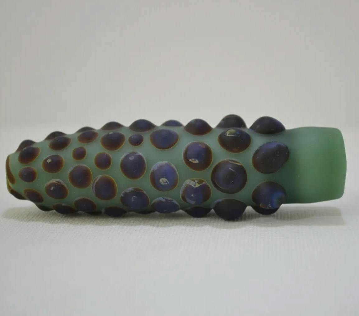 Matte Green w/ Black Dots Bat Pipe