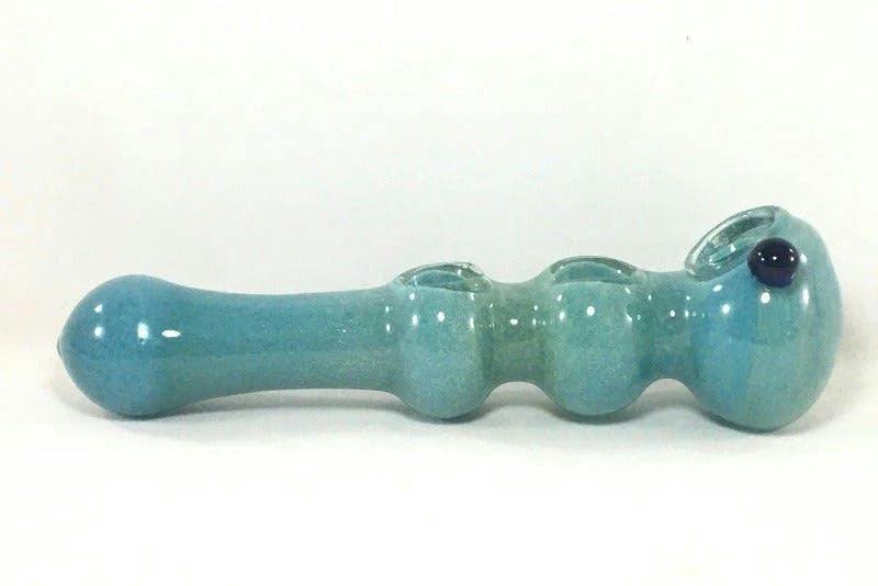 Large Shiny Green Pipe w/ Black Dot