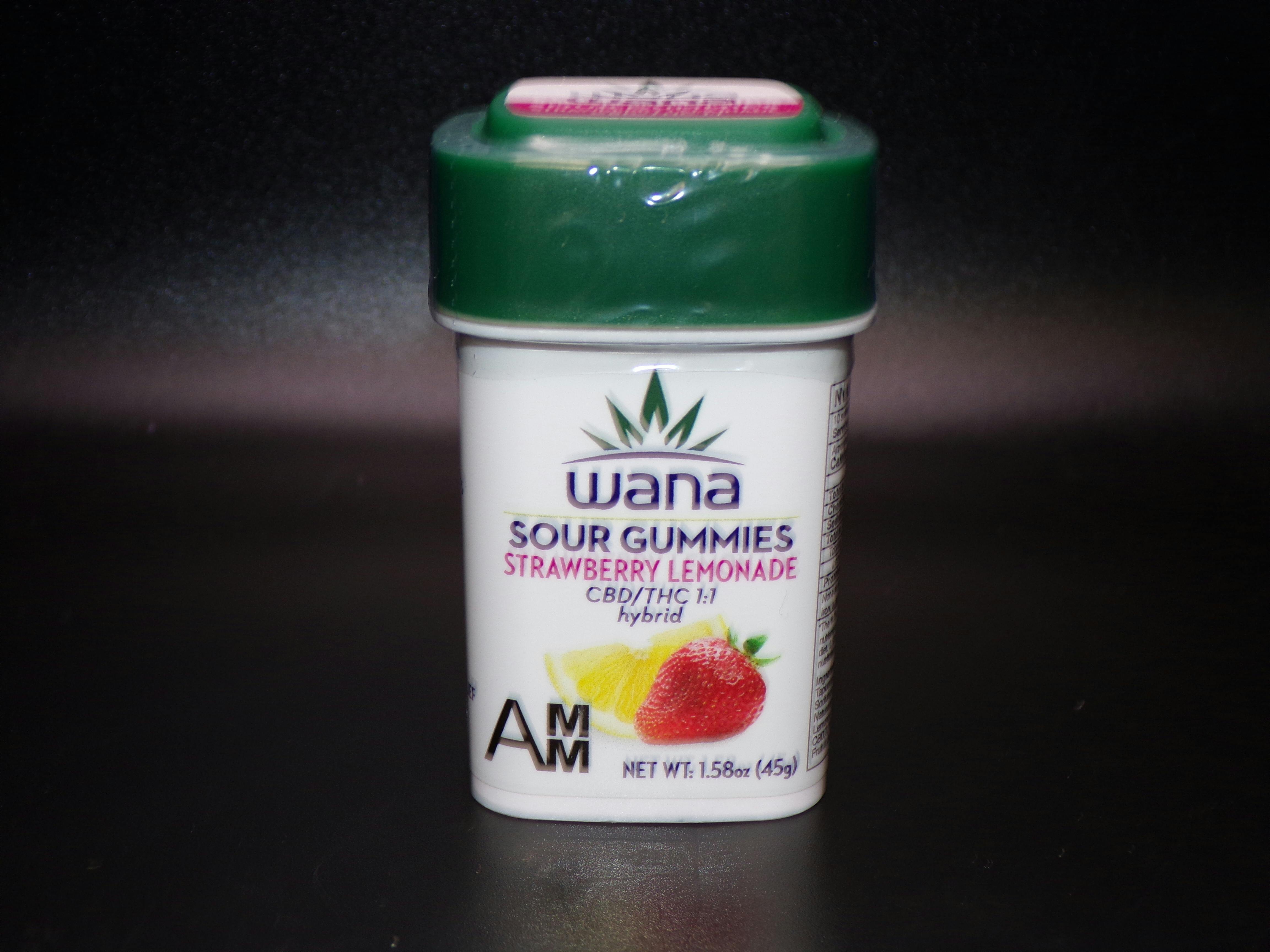 WANA - 100mg Strawberry Lemonade 1:1 Gummies