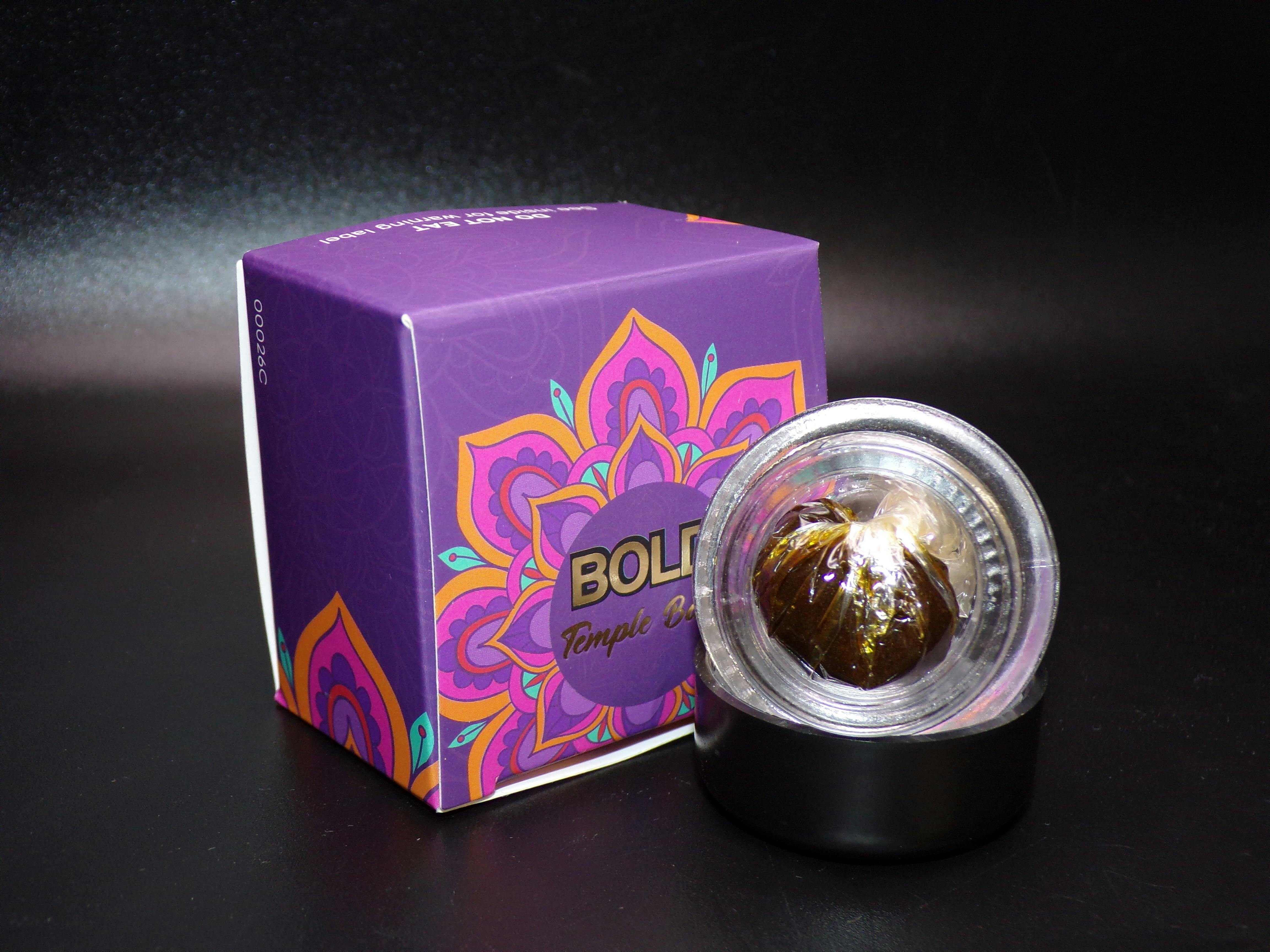 BOLD - 24k Strawberry Cookies "Temple Ball" Ice Water Hash 3.5g