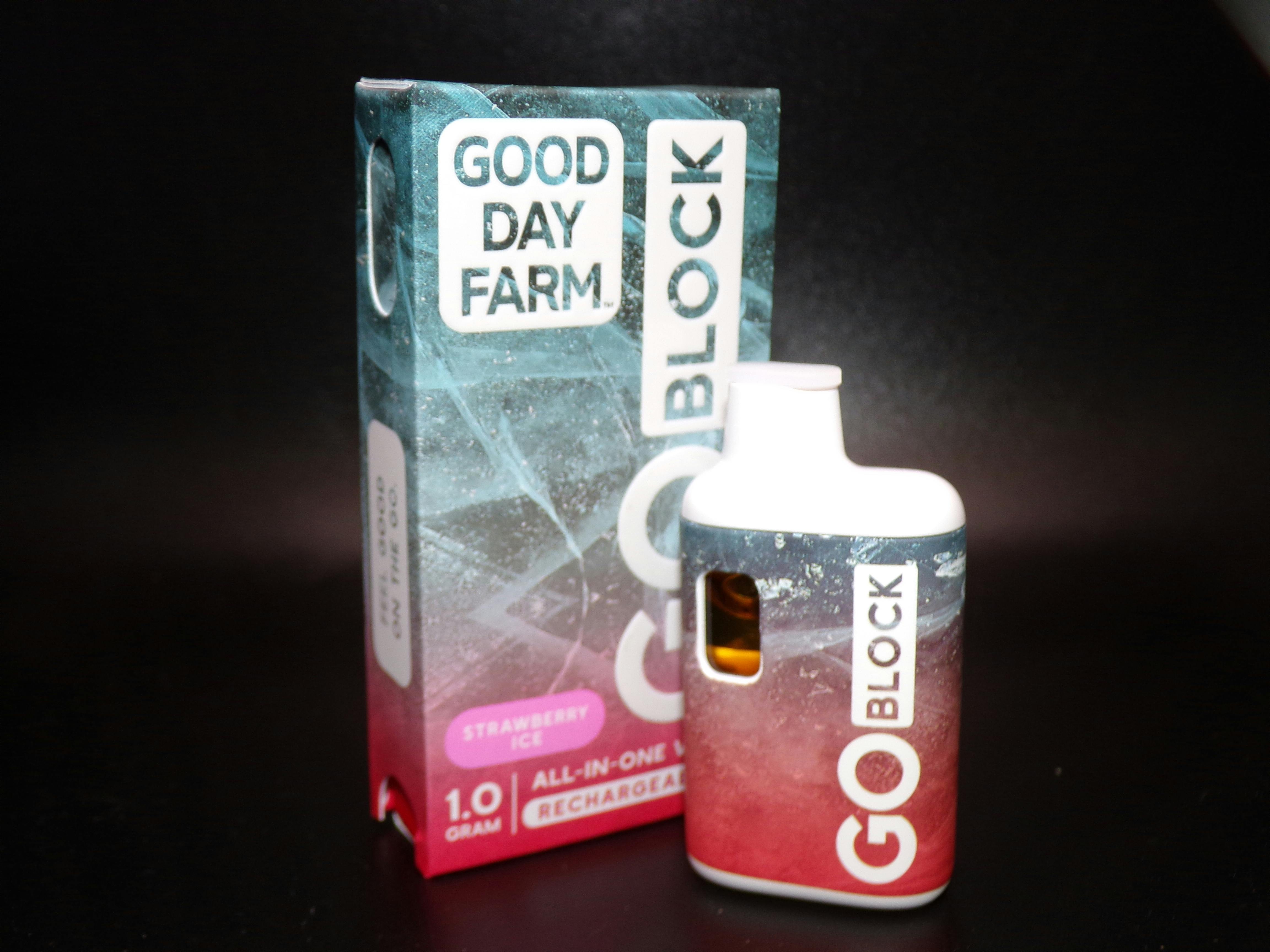 Good Day Farm - Strawberry Ice Disposable Go Block 1g