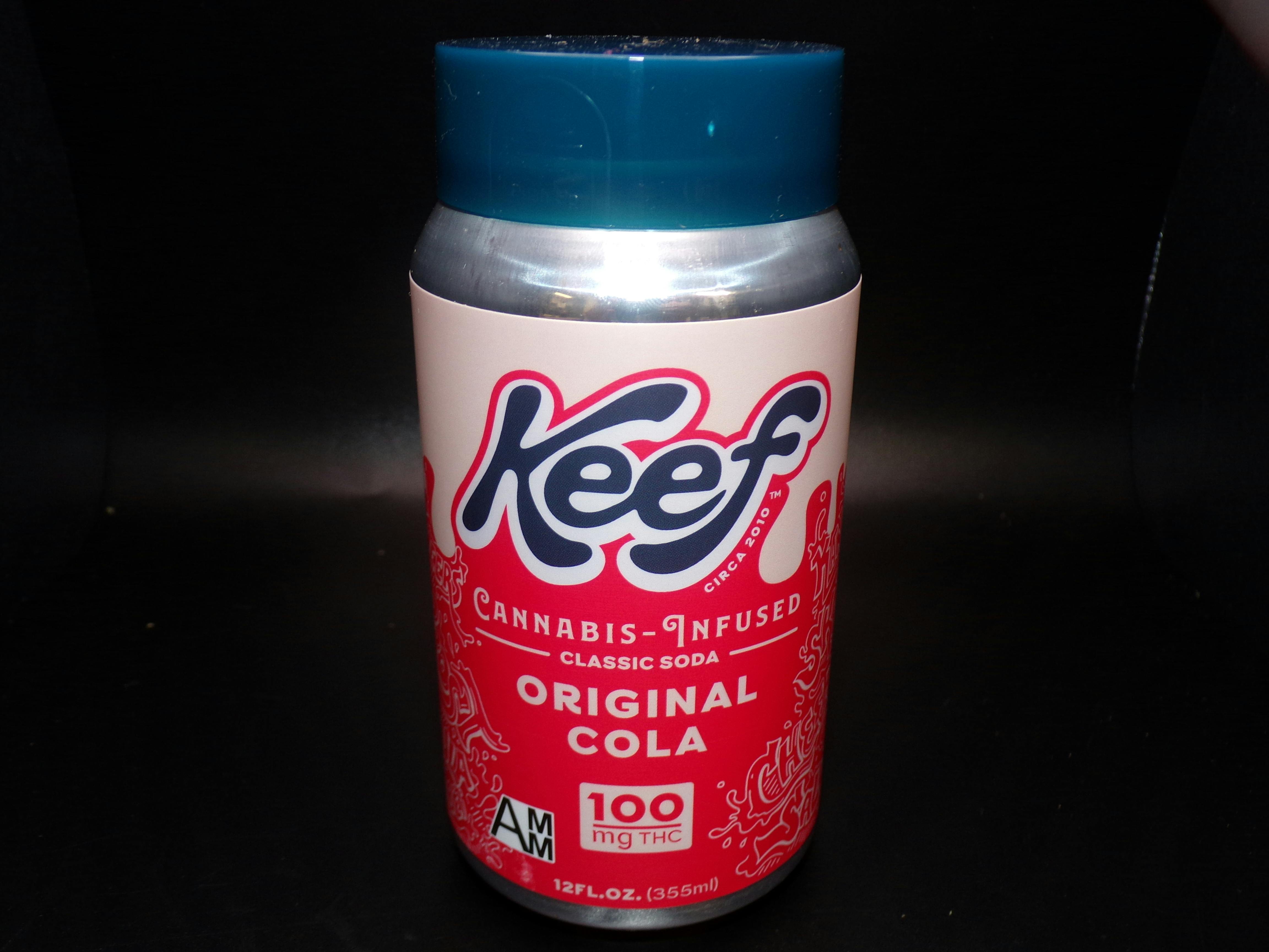 KEEF - 100mg Original Cola Infused Soda
