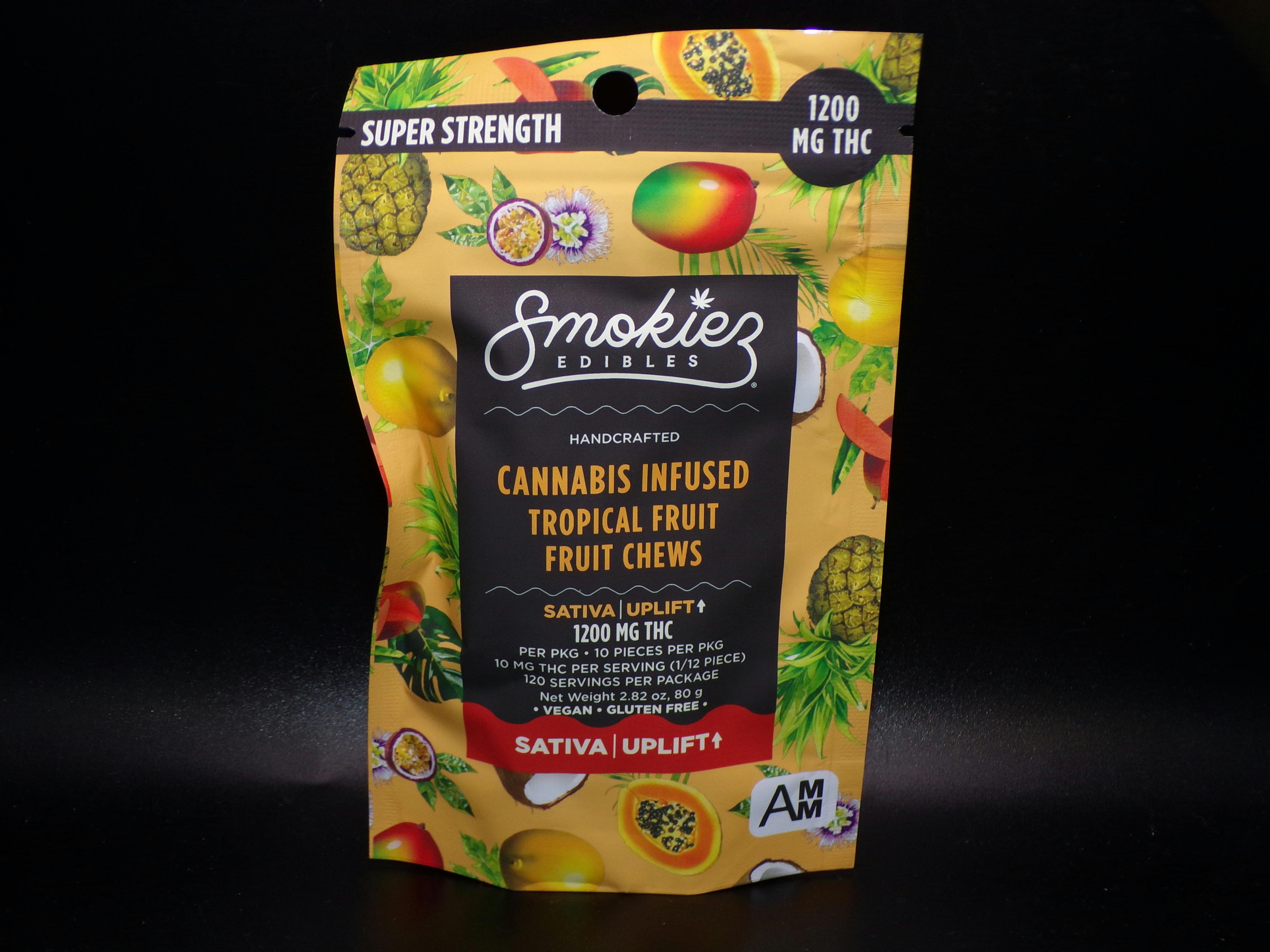Sweet Tropical Fruit Gummies | 1200mg | 10ct | 120mg/ea