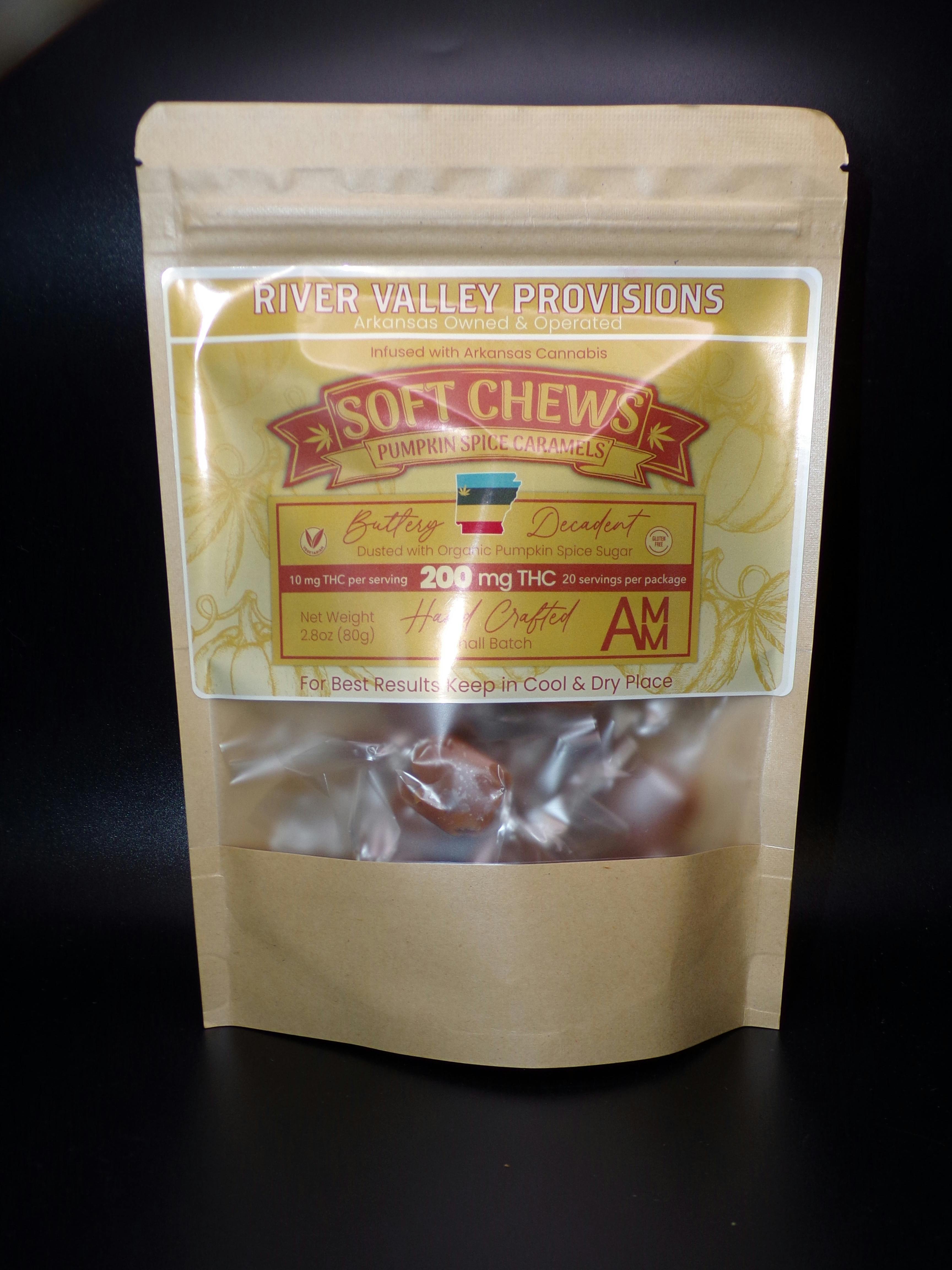 River Valley Relief - 200mg Pumpkin Spice Caramel Chews